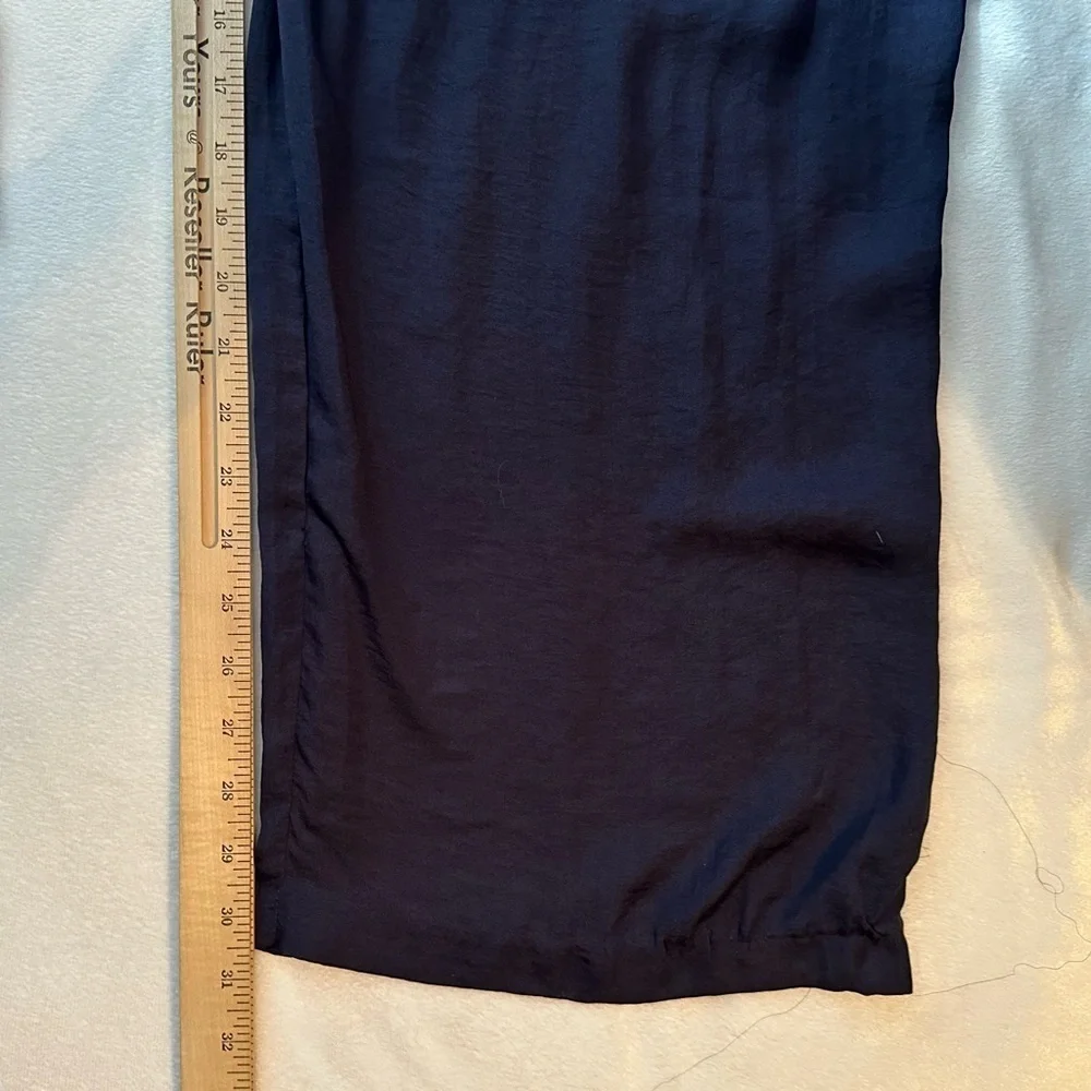 DO+BE Navy Blue Halter Silky Feel One Piece Pant Jumpsuit S NEW - Picture 8 of 11